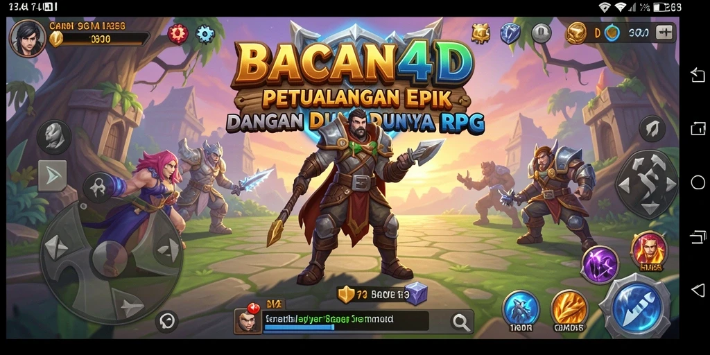 Tampilan screenshot BACAN4D dengan gameplay RPG yang menarik.