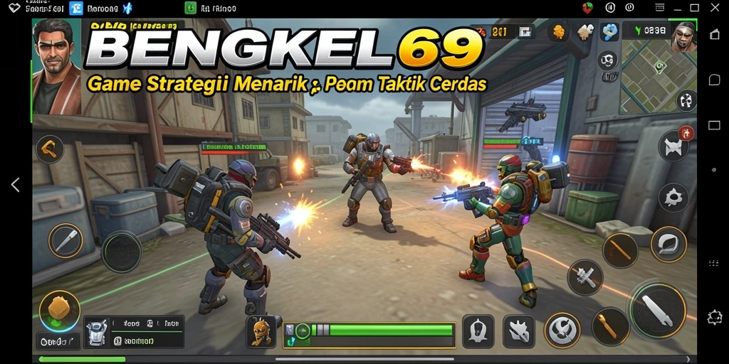 Screenshot gameplay menunjukkan aksi strategis yang menarik.