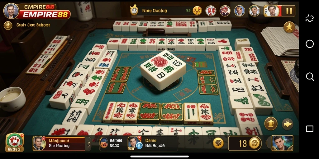 Tangkapan layar gameplay EMPIRE88 yang menampilkan keseruan bermain Mahjong.