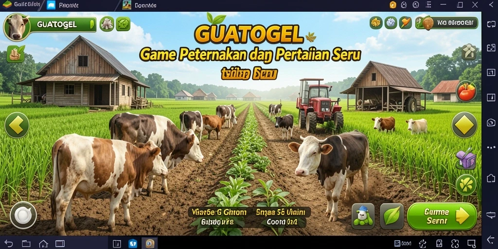 Tampilan gameplay GUATOGEL yang seru dan interaktif.