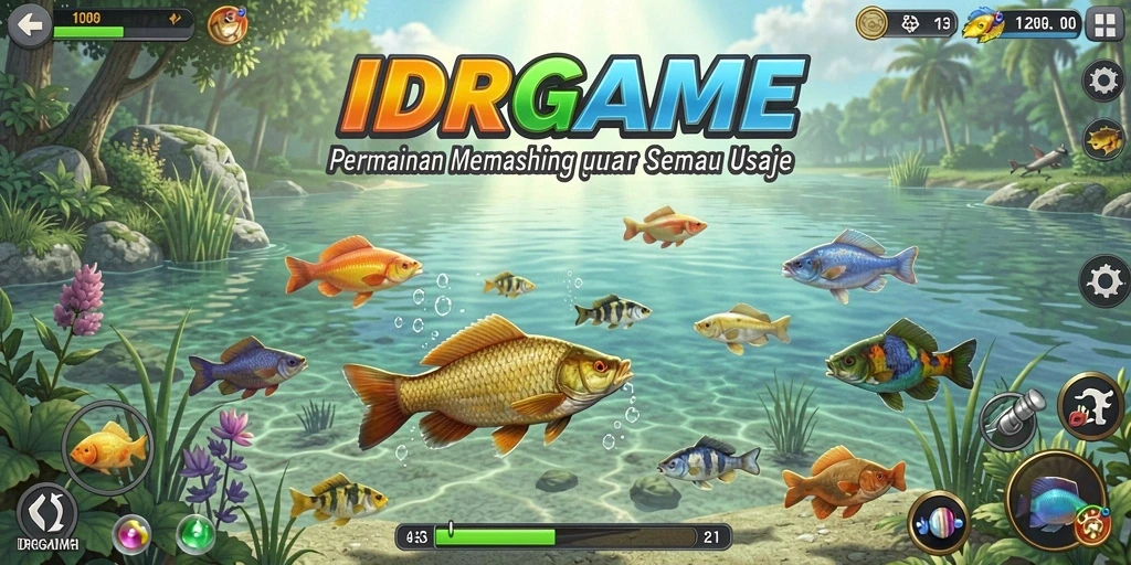 Tangkapan ikan besar dalam gameplay seru IDRGAME.