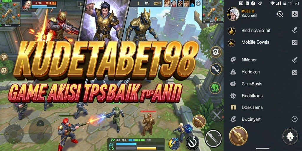 Tampilan aksi menarik dalam gameplay KUDETABET98 di dunia TPS.