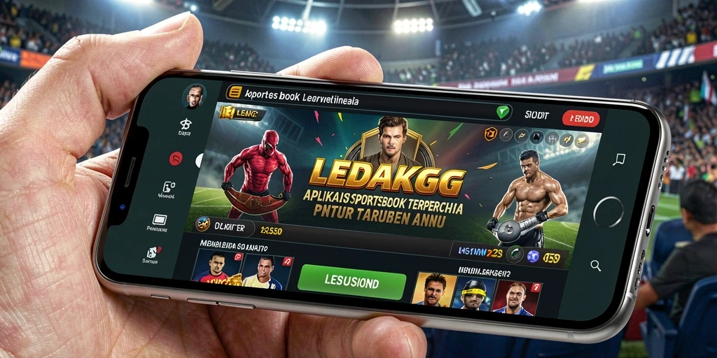 Tampilan gameplay menarik dalam aplikasi Sportsbook LEDAKGG.