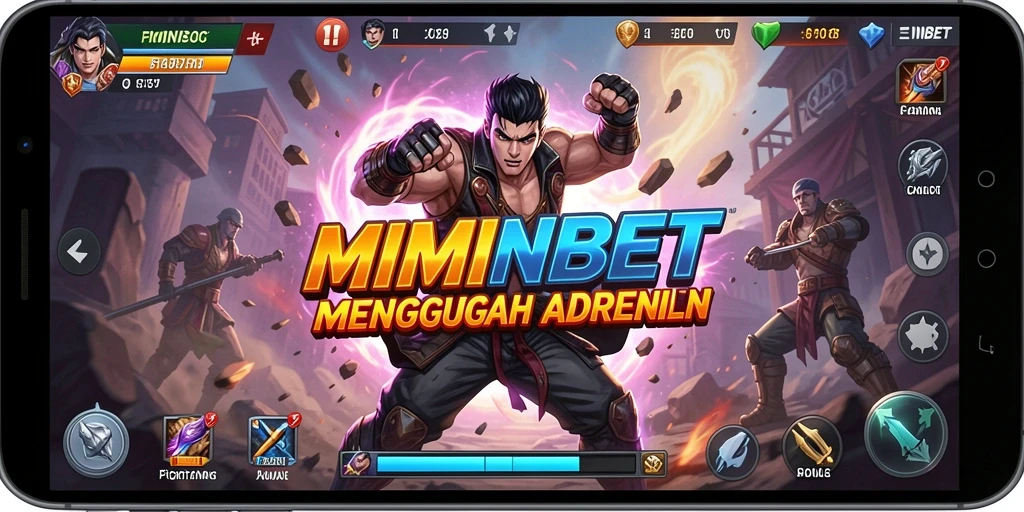 Tampilan gameplay seru dengan karakter Fighting menantang.
