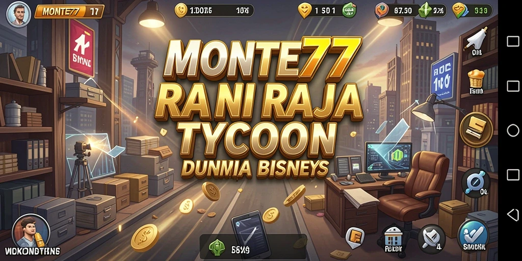 Screenshot gameplay MONTE77 yang menampilkan pengalaman Tycoon yang seru.