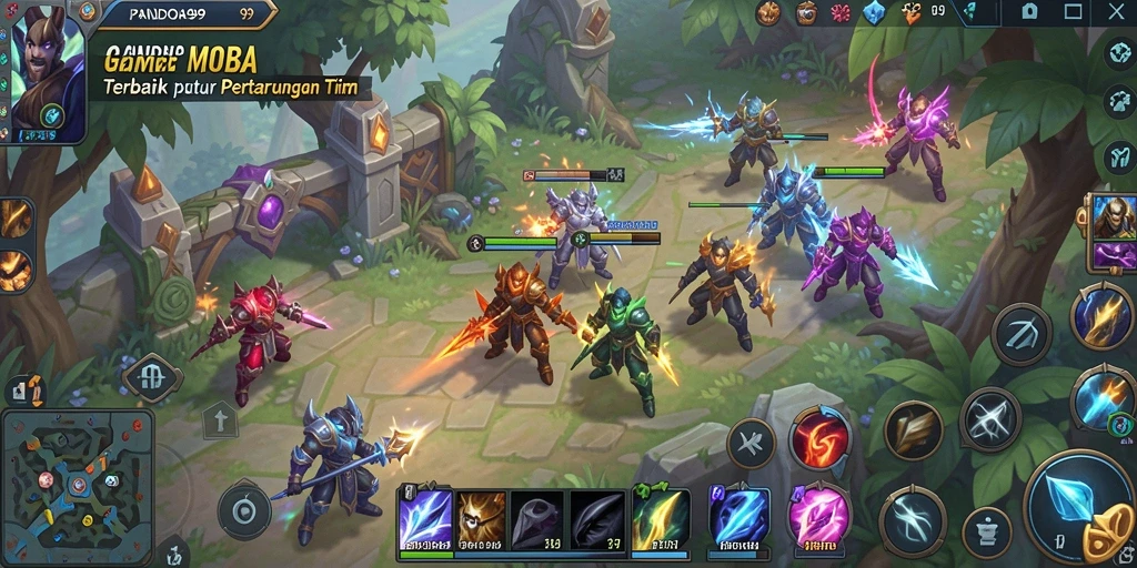 Gameplay dinamis dan strategi tim yang seru di PANDORA99.