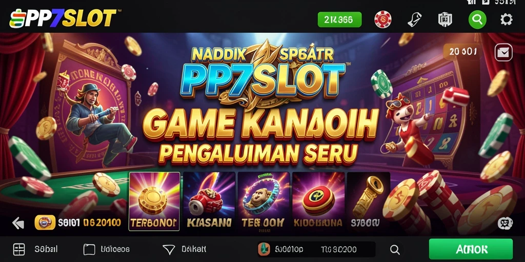 Tampilan menarik dari gameplay kasino PP7SLOT yang seru.