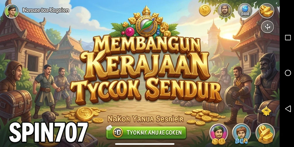 Tampilan screenshot SPIN707 dengan gameplay Tycoon yang mendalam.