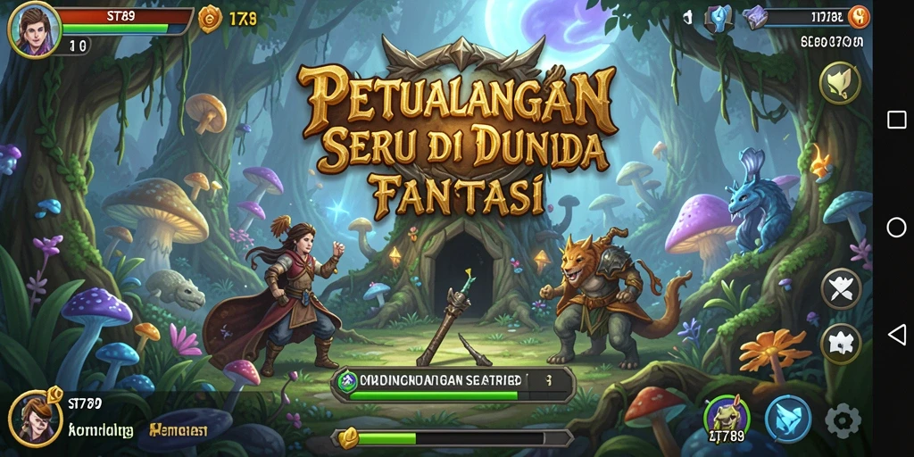 Screenshot gameplay ST789 menunjukkan petualangan menakjubkan.