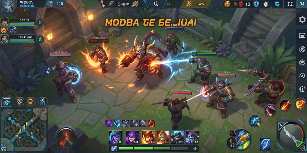 Gameplay WDBOS dengan karakter dan pertarungan yang seru.
